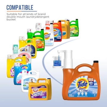 Effortless Laundry Detergent Dispenser for Organized Spaces