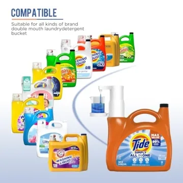 Effortless Laundry Detergent Dispenser for Organized Spaces