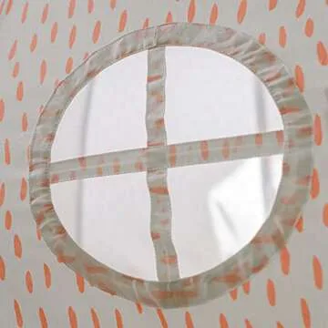 MindWare Mushroom Playhouse Tent – Kids Indoor Tent, Reading Corner, Kids Playroom or Classroom Furniture – Gnomes and Fairy Toddler Playhouse & Sleepover Tent - Over 5 Feet Tall – Ages 3+