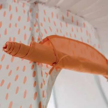 MindWare Mushroom Playhouse Tent – Kids Indoor Tent, Reading Corner, Kids Playroom or Classroom Furniture – Gnomes and Fairy Toddler Playhouse & Sleepover Tent - Over 5 Feet Tall – Ages 3+