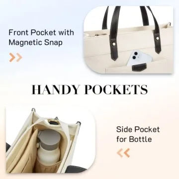 Missnine Laptop Tote Bag Stylish & Functional 15.6 Inch