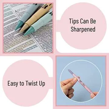 Mr. Pen- Gel Highlighter, 8 Pack, Morandi Colors, Bible Highlighters No Bleed, No Bleed Highlighters, Bible Highlighter, Bible Markers, Gel Highlighters for Bibles, Highlighter