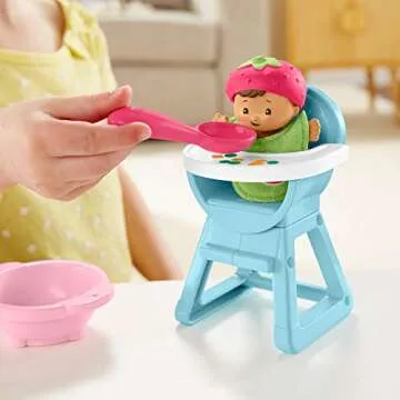 Fisher-Price Little People Snack & Snooze Set for Ages 1.5-5
