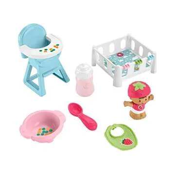 Fisher-Price Little People Snack & Snooze Set for Ages 1.5-5