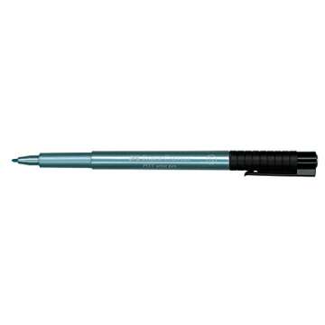 Faber-Castell Metallic PITT Artist Pens - 3 Colored Metallic Colors - Smooth Bullet Nibs (Colored Metallic)