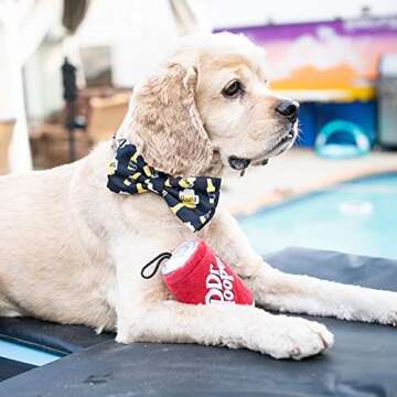 Huxley & Kent for Dogs | Dr Pooper (Large) | Power Plush Dog Toy with Squeaker | Funny Dog Toy | Cute Dog Toy | H&K Squeaky Dog Toy