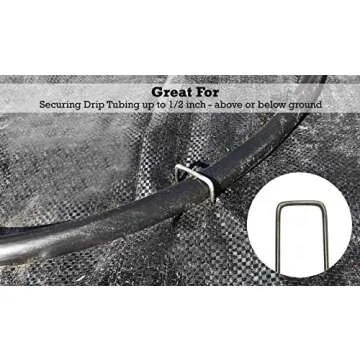 Sandbaggy 200-Pack Landscape Staples for Secure Gardening Design