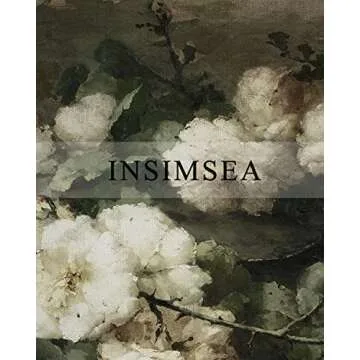 InSimSea Vintage White Roses Canvas Wall Art for Home Decor