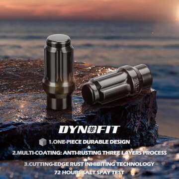 Dynofit 12mmx1.5 ET Lug Nuts Compatible with Toyota