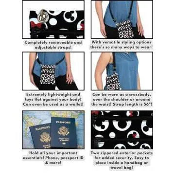 Disney Passport Crossbody Bag - Mickey & Minnie Icons