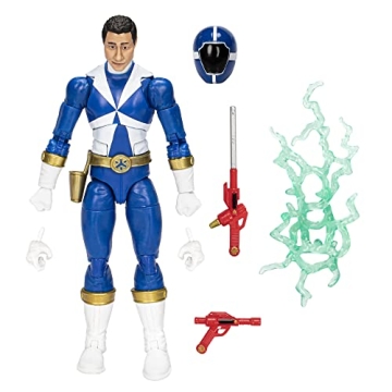 Power Rangers Lightning Collection Blue Ranger 6-Inch Premium Action Figure with Accessories for Kid...