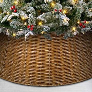 Kuopociaga Handwoven Christmas Tree Collar - Elegant & Durable