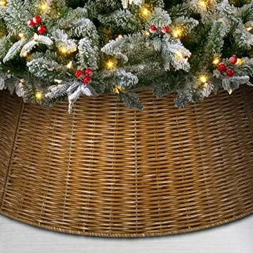Kuopociaga Handwoven Christmas Tree Collar - Elegant & Durable