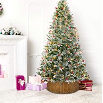 Kuopociaga Handwoven Christmas Tree Collar - Elegant & Durable