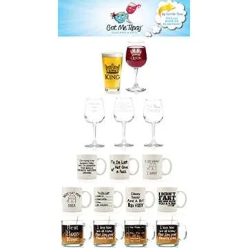 Go Away Funny Glass Coffee Mug For Men & Women