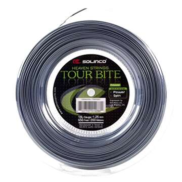 Solinco Tour Bite Tennis String (Reel) – 200m/656ft