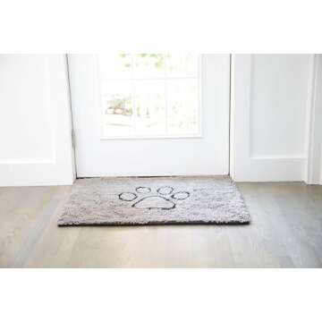 Dog Gone Smart Dirty Dog Doormat - Fast Drying Rug for Dogs - Plush Dog Mat with Super Gripper Backi...