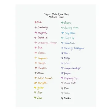Colorful Paper Mate Flair Felt Tip Pens for All