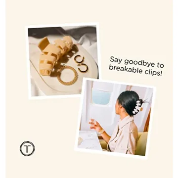 TELETIES Medium Hair Clip - Strong Grip, Stylish Look