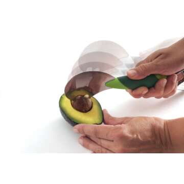 Norpro Grip-EZ Avocodo Cut/Pit/Slice Tool, 1 EA, Green