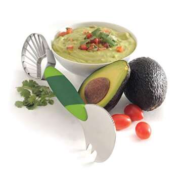 Norpro Grip-EZ Avocodo Cut/Pit/Slice Tool, 1 EA, Green