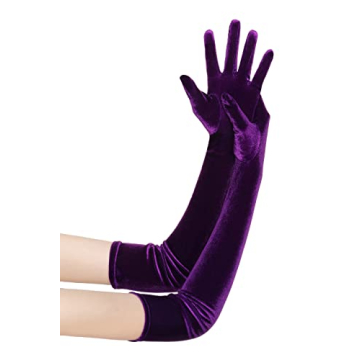 BABEYOND Long Velvet Opera Gloves - Elegant Stylish Evening Accessories