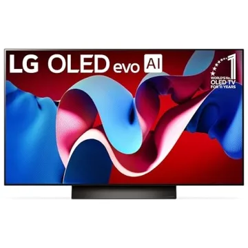 LG 48-Inch Class OLED evo C4 Series Smart TV: Stunning 4K Visuals and Immersive Audio with Magic Rem...