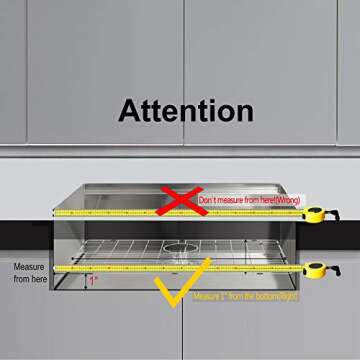 MONSINTA Kitchen Sink Grid and Sink Protectors, Stainless Steel Sink Grids for Bottom of Kitchen Sink, 26" x 14" with Rear Drain for Single Bowl Kitchen Sink