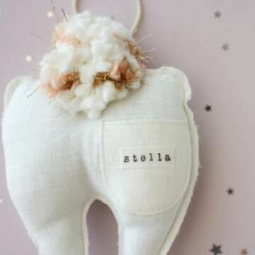 Personalized Tooth Fairy Pillow for Girls, Tooth Fairy Door Hanger, Tooth Fairy Pillow with Pocket, ...