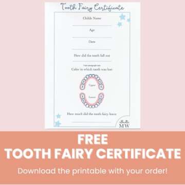 Personalized Tooth Fairy Pillow for Girls, Tooth Fairy Door Hanger, Tooth Fairy Pillow with Pocket, Tooth Holder, Tooth Keepsake Tooth Pillow, Tooth Fairy Pouch for Girls, Tooth Fairy Kit