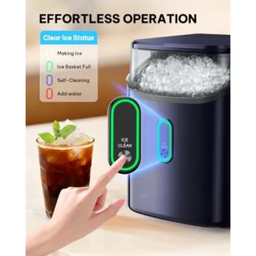Silonn Nugget Ice Maker for Soft Chewable Ice at Home