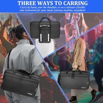 ORKELS Spacious DJ Controller Bag for Easy Transportation