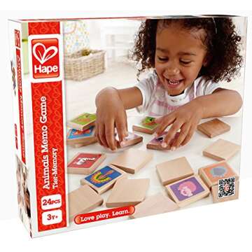 Hape E1012 Early Explorer - Amimals Memory Game Game