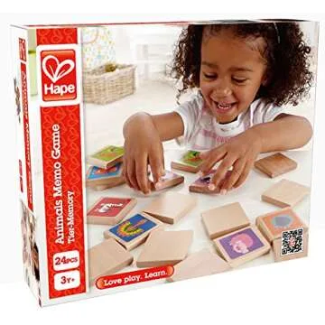 Hape Animals Memory Game for Fun Learning with Toddlers