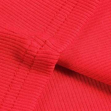 Artfish Women's Sleeveless Tank Top Form Fitting Scoop Neck Ribbed Knit Basic Cami Tight Fitted Bright Red, S