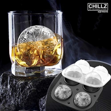 Chillz Ice Ball Maker - Create Perfectly Large Ice Balls