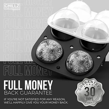Chillz Ice Ball Maker - Create Perfectly Large Ice Balls
