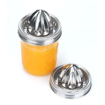 Stainless Steel Mason Jar Juicer Lid for Fresh Juice