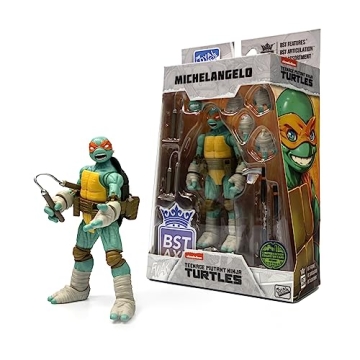 BST AXN TMNT Michelangelo IDW Comic Heroes Action Figure