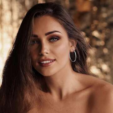 Gacimy Earrings for Women, 14K White Gold Plated Hoops with 925 Sterling Silver Post, White Gold 40mm Medium