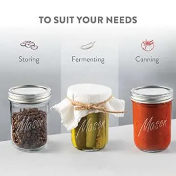 Paksh Novelty Mason Jars - Versatile Food Storage Solutions