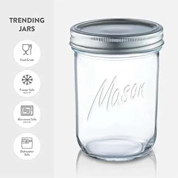 Paksh Novelty Mason Jars - Versatile Food Storage Solutions