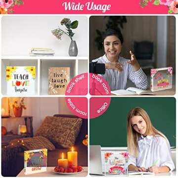 Inspirational Teacher Appreciation Acrylic Signs for Gifts