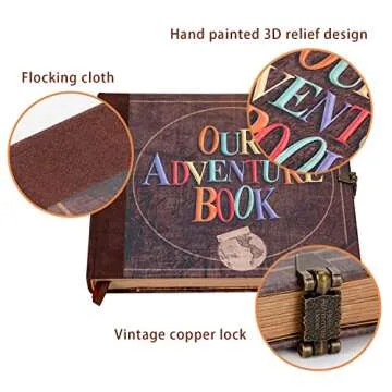 Memory Book Scrapbook Kit for Adventure Lovers and Couples