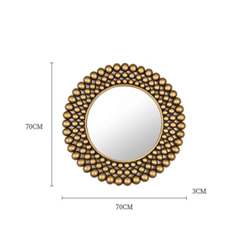 Elegant Antique Round Makeup Mirror for Any Room