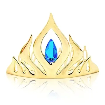 Jaasie Silver Heart Jewel Princess Crown Tiara for Kids