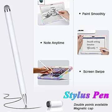 Case for Fire HD 10/10 Plus Tablet Case with Pencil (11th Generation, 2021 Release), Screen Protecto...