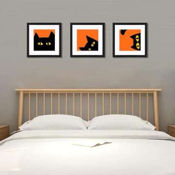 HEART ART 12x12 Black Picture Frame Set of 9, Display Pictures 8x8 with Mat or 12 x 12 without Mat, Multi Collage Gallery Square Photo Frames for Wall