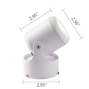 Kiven LED Accent Uplight with Foot Switch for Easy Use