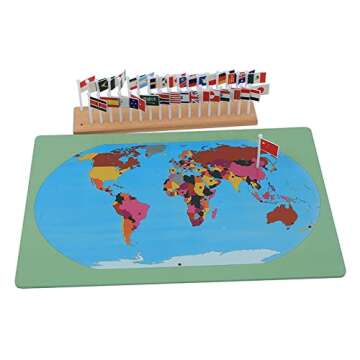Educational Flags of The World - Montessori Tools for Kids